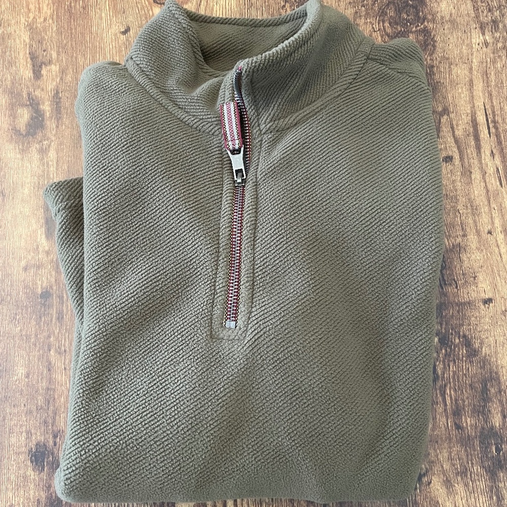 Men's Grove and Hollow Olive  L/S Sweater